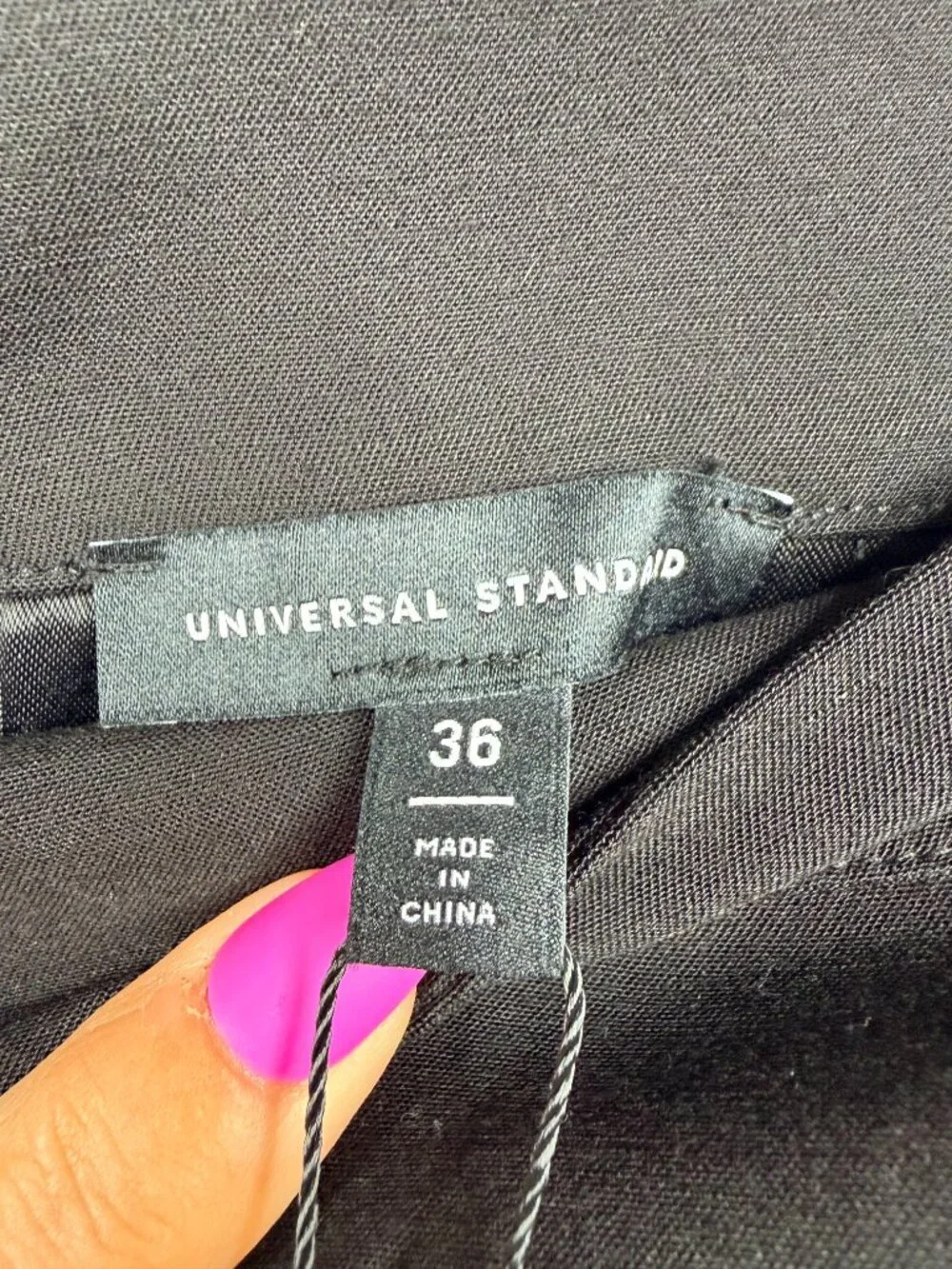 NWT Universal Standard Lynn Luxe Skirt Black 36 #A3799